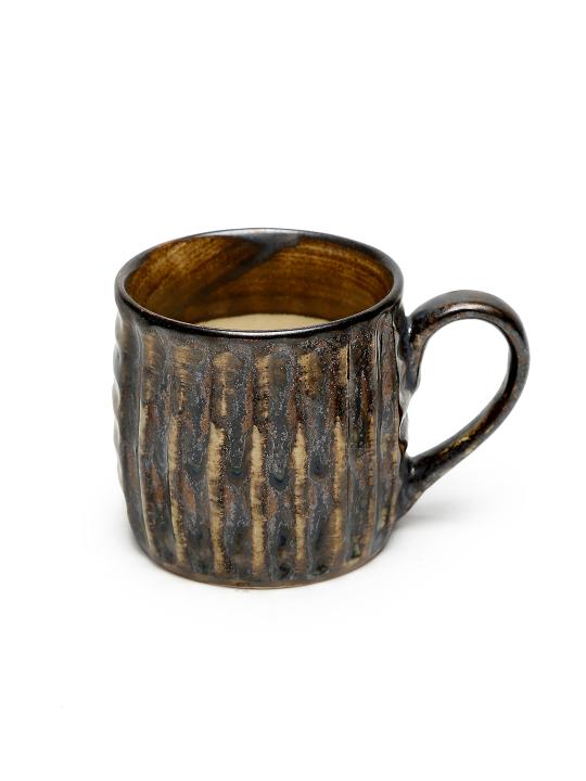 Shilpkara 'Aladin-e-Chirag' Handpainted Ceramic Tea Mug & Kettle Tea Set (Microwave Safe) - Ceramic Cup Kettle Set for Hot Tea Set with Kettle Set Kettle and Cup Single Tea Pot Ceramic Milk Kettle