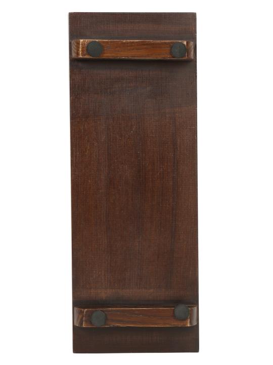Shilpkara 'Mughal Imprints' Handcrafted Kitchen Decorative Table Top Breakfast Coffee Tea Trays Serving Trays for Snacks Decorative Wooden Tray with Ceramic Tile