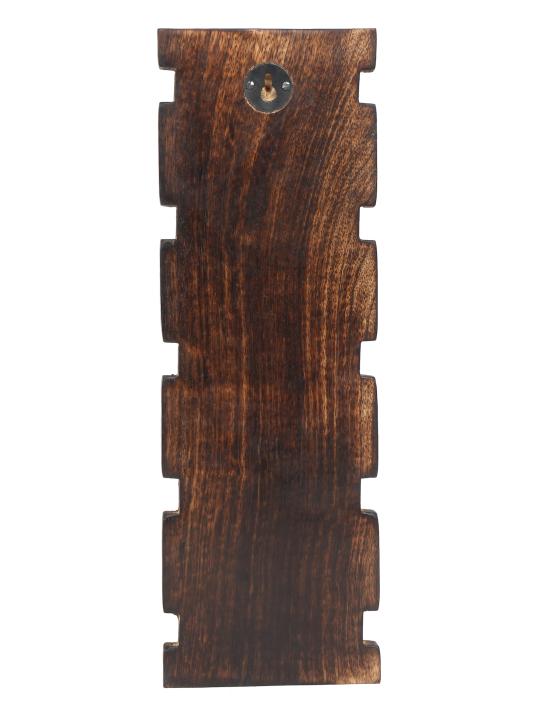 Shilpkara 'Love Birds' Handpainted Wooden Key Holder for Wall (9 Hooks) - Key Stand Keychain Holder for Home Key Hanger Wall Hooks for Hanging Home Decor Key Chain Hanger